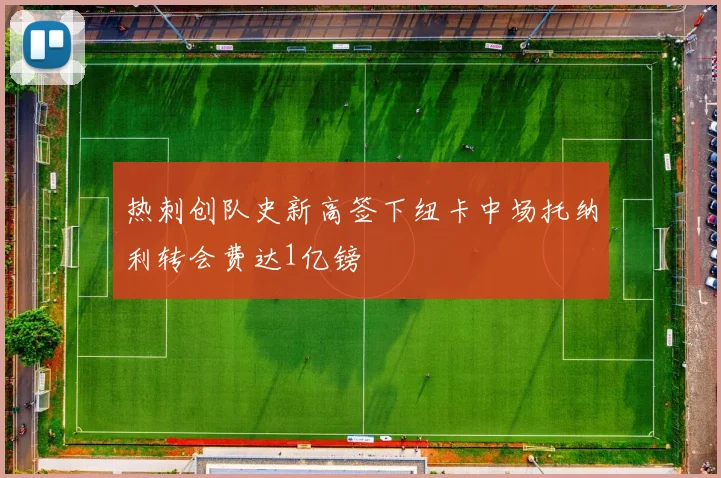 热刺创队史新高签下纽卡中场托纳利转会费达1亿镑